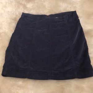 Blue Free People corduroy skirt!!